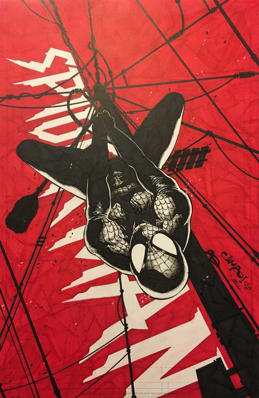 Spider-Man Sketch Original Artwork