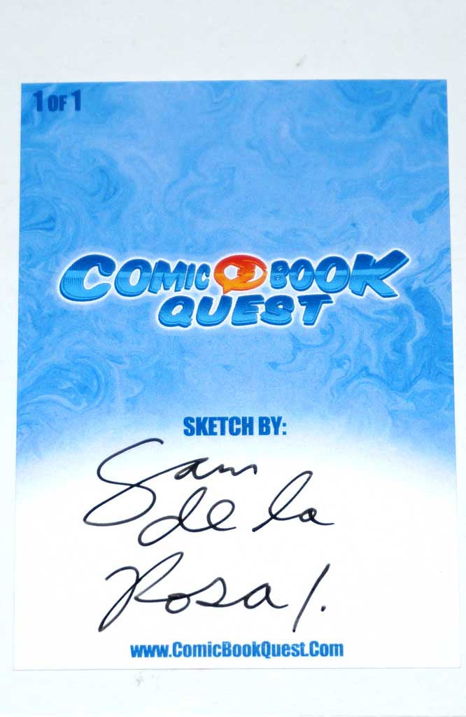 Spider-Man Original Art Sketch Card by Sam De La Rosa