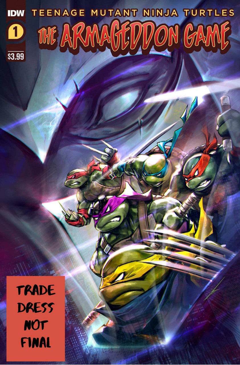 Teenage Mutant Ninja Turtles The Armageddon Game #1 Ivan Tao Variant SET