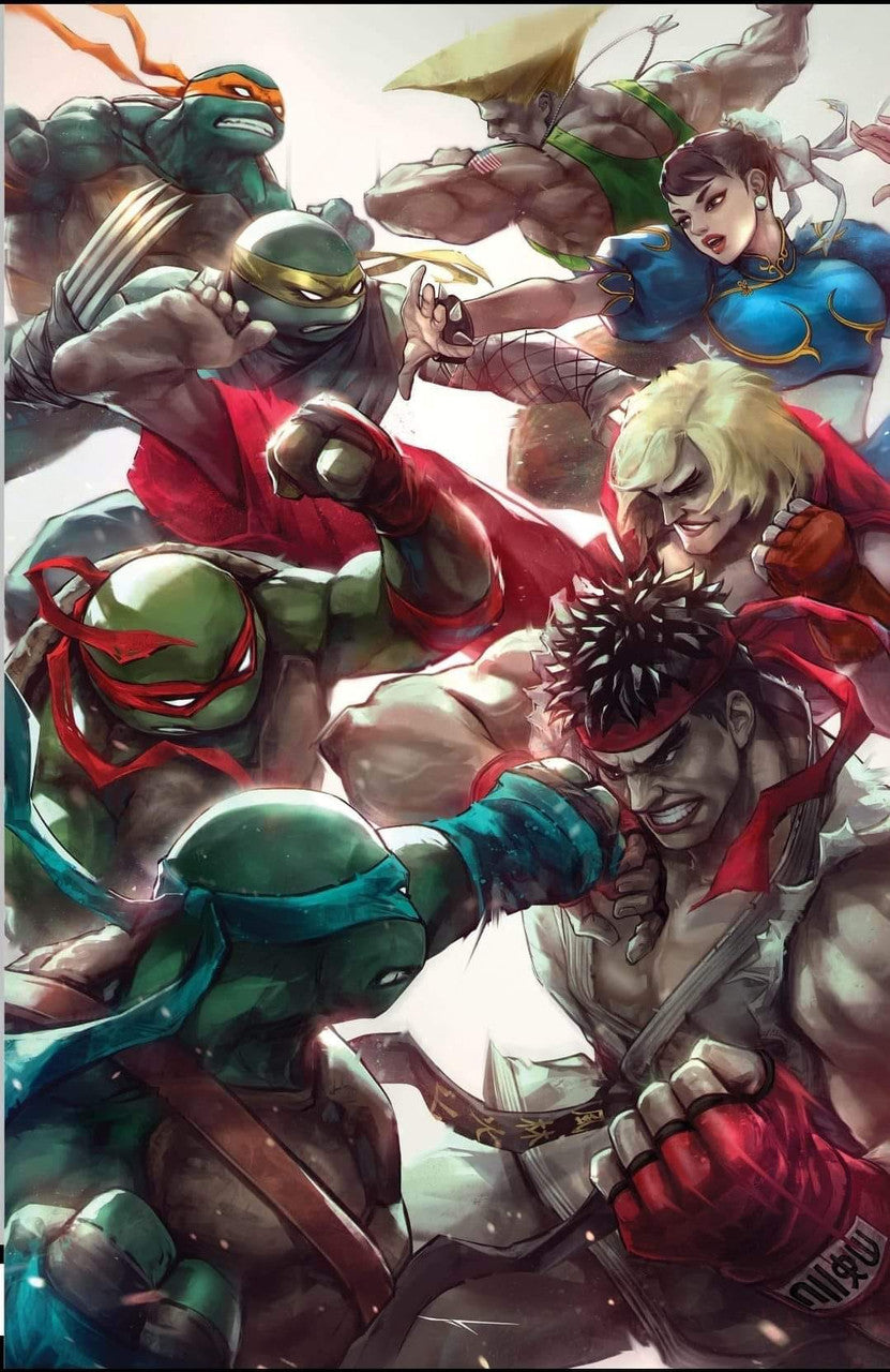 Street Fighter vs TMNT #1 Ivan Tao Virgin Variant