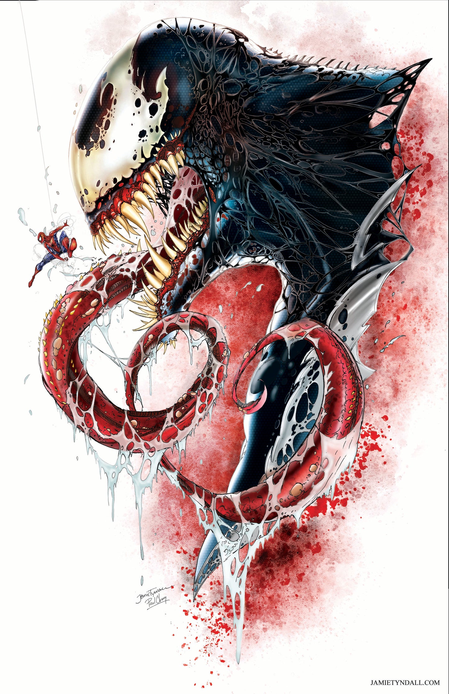 Venom Bust Print by Jamie Tyndall