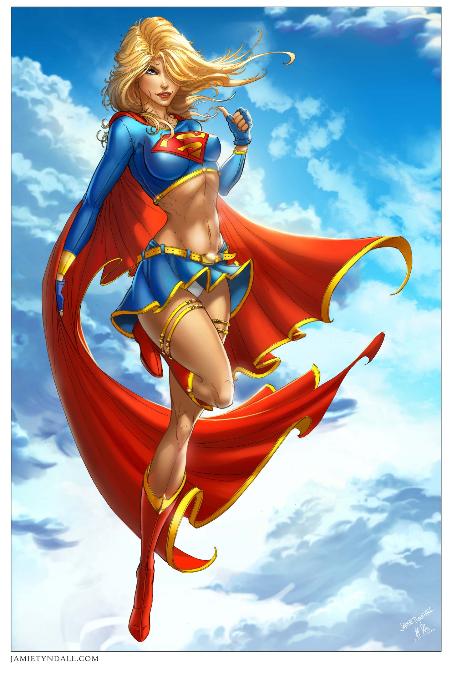 Supergirl Print by Jamie Tyndall
