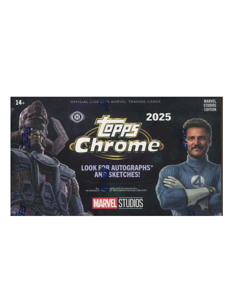 2025 Topps Chrome Marvel Studios Sealed Hobby Box