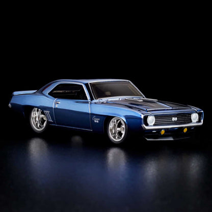 Hot Wheels Red Line Club Exclusive 1969 Chevy Camaro SS Blue