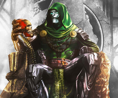 Dr Doom 11x17 Color Splash Print by Ultraraw26 Poster Ltd 35