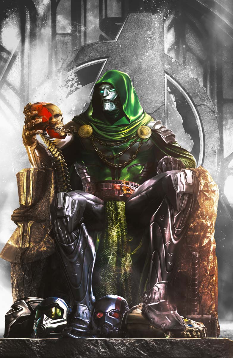 Dr Doom 11x17 Color Splash Print by Ultraraw26 Poster Ltd 35