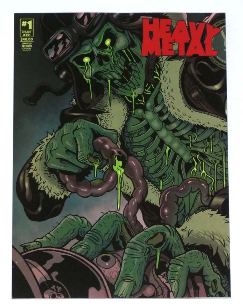 Heavy Metal #1 2025 Nychos Nelson Kickstarter Exclusive LTD 500