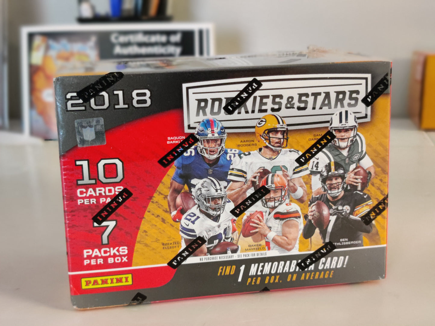 2018 Panini Rookies & Stars Football Factory Sealed Blaster Box