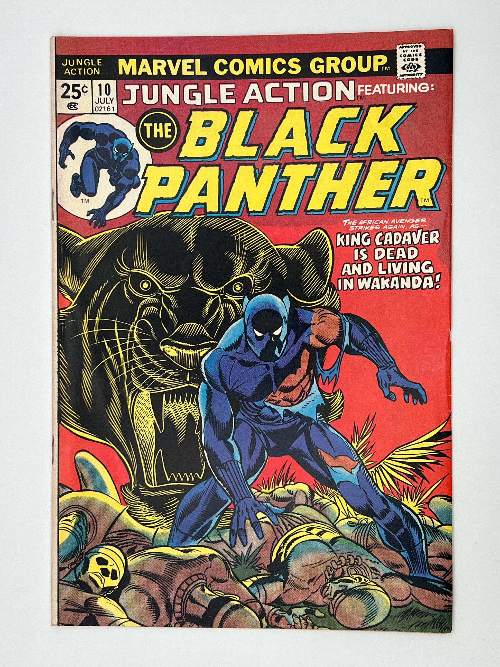 Jungle Action #10 Black Panther 1 App Cadaver