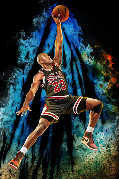 Michael Jordan #1 Fame Series Ultraraw26 Secret Foil Black Jersey Variant LTD 12