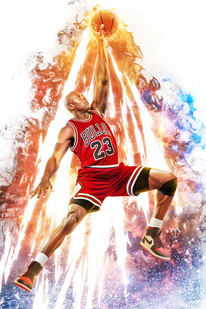 Michael Jordan #1 Fame Series Ultraraw26 CBQ Virgin Variant LTD 45