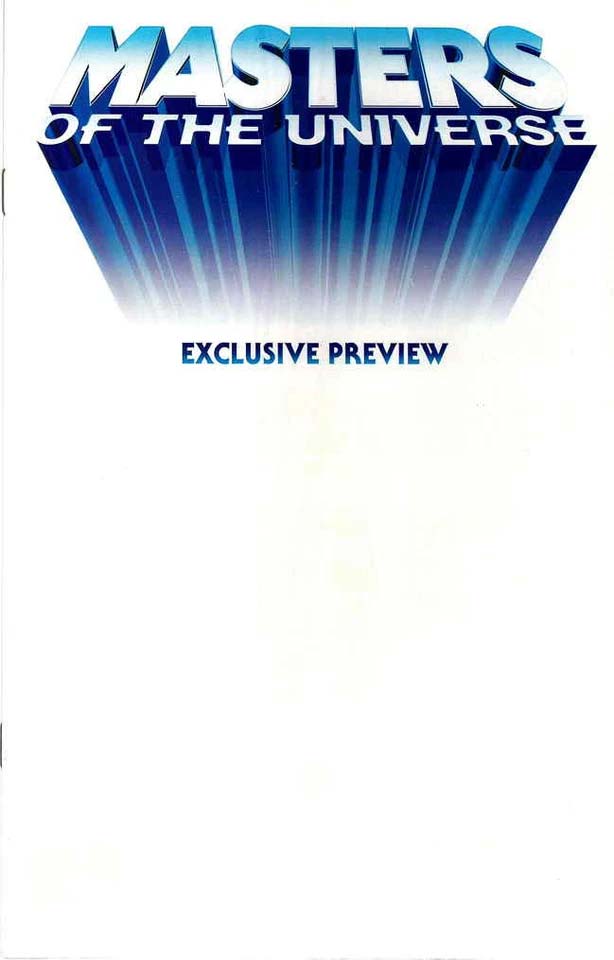 Masters of the Universe DF Preview Ashcan Blank Cover