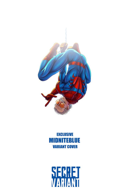 Spider Stan Lee #1 Midniteblue Secret Metal Variant LTD 5