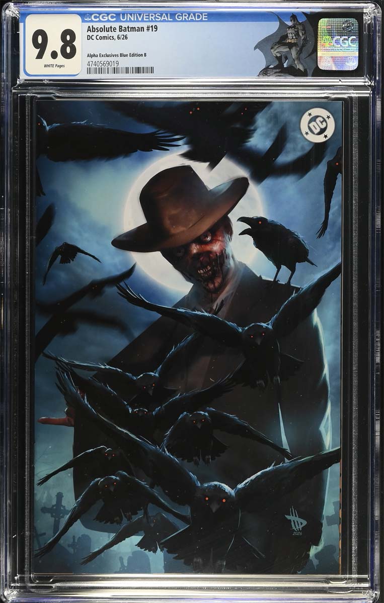 Absolute Batman #19 CGC 9.8 Dave Wilkins Blue Virgin Variant 1st Absolute Scarecrow