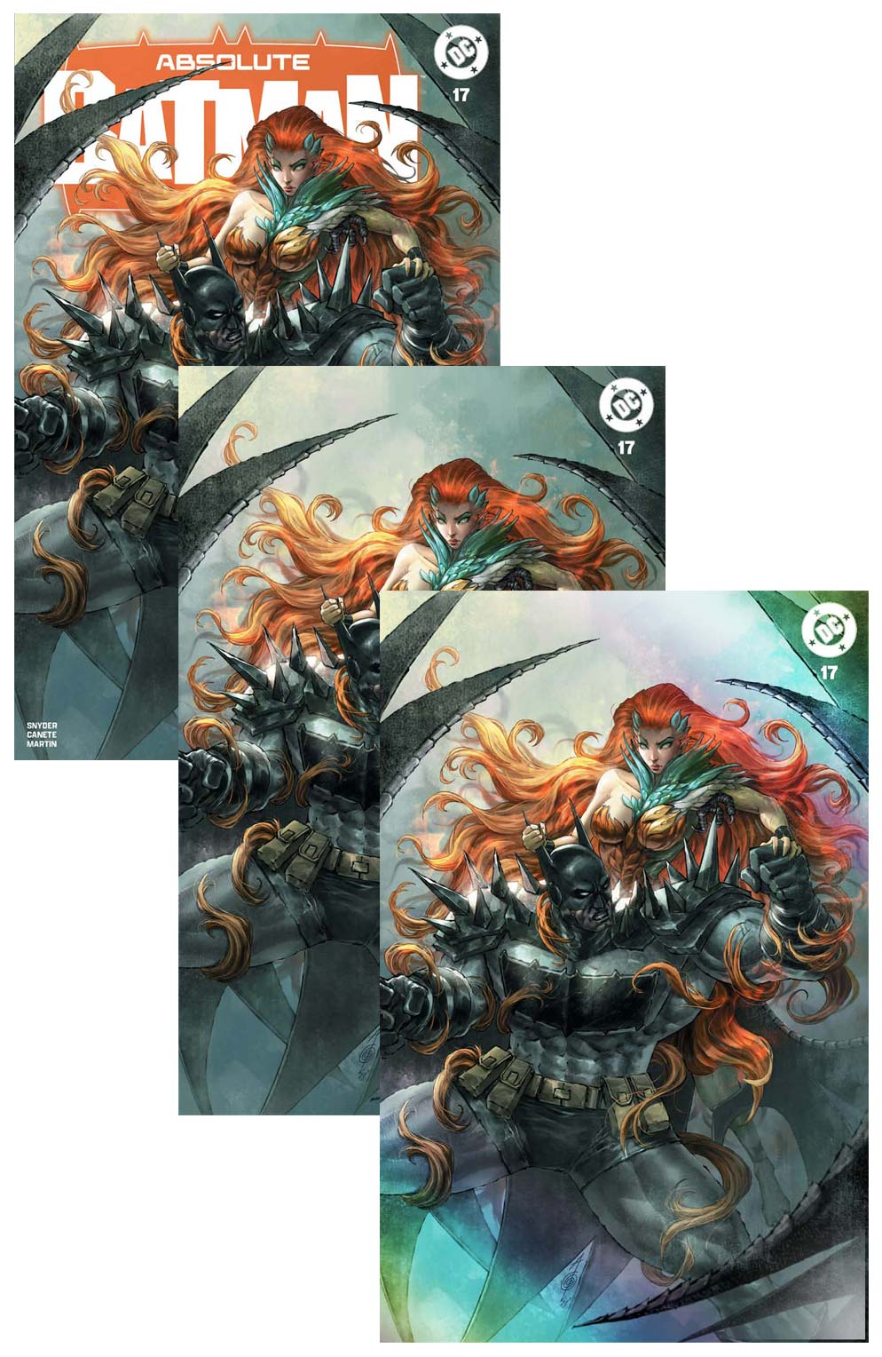 Absolute Batman #17 Alan Quah Variant A/B/C SET 1st Absolute Poison Ivy