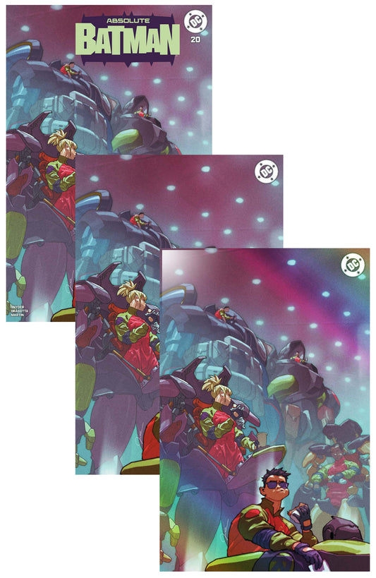 Absolute Batman #20 Gerald Parel A,B,C Master Variant SET 1st Absolute Robin