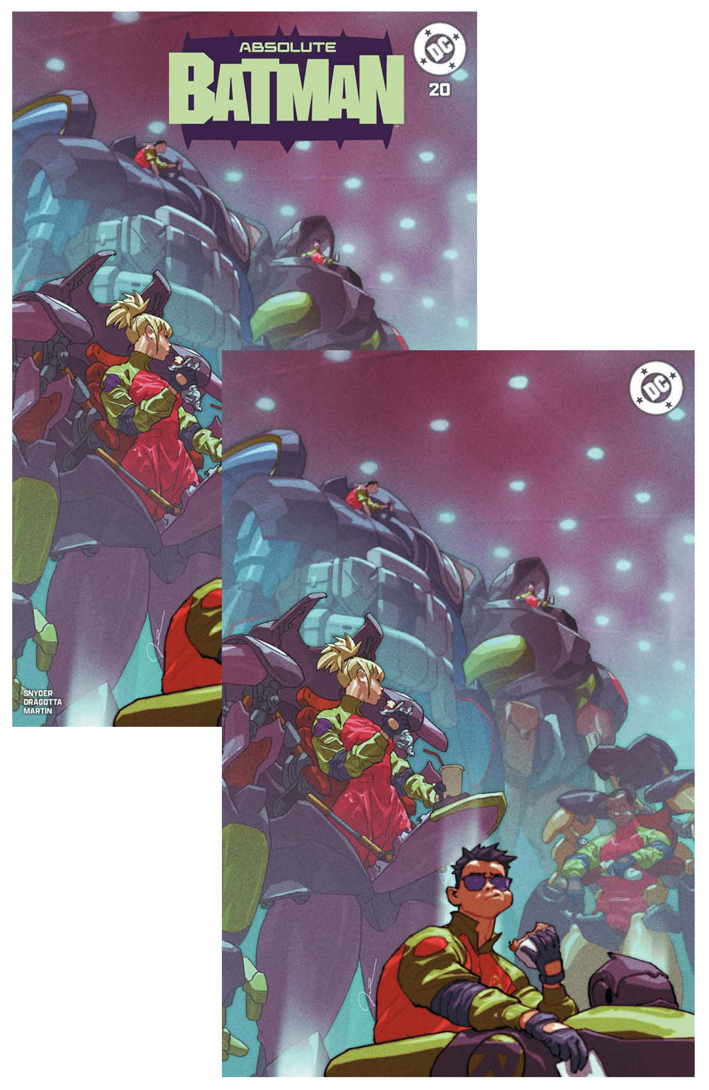 Absulate Robin Absolute Batman #20 Gerald Parel A,B Variant SET 1st Absolute Robin ...