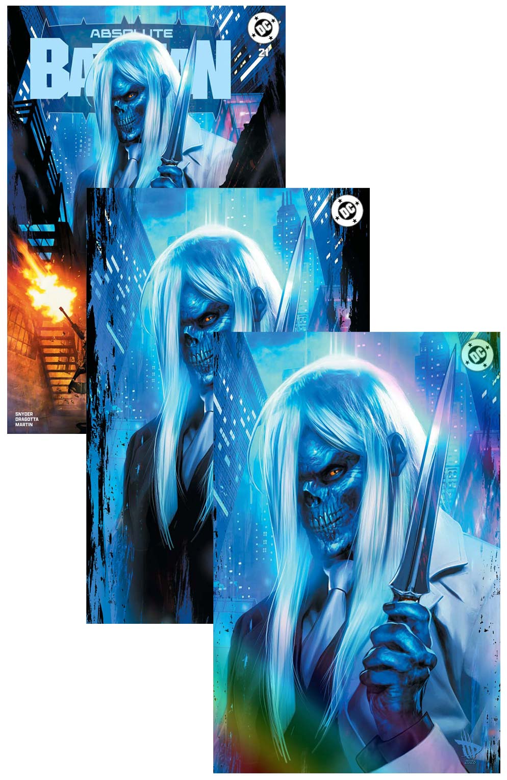 Absolute Batman #21 Dave Wilkins Master Variant SET 1st Absolute Two-Face & Penguin