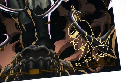 Absolute Numbers Matching Set Print Gold Spot Foil Print by Jackson Caspersz Poster w/ Sketch