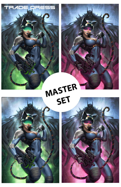 Absolute Catwoman #1 Kendrick Lim A,B,C,D Master Variant SET
