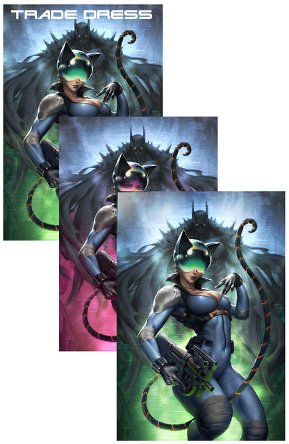 Absolute Catwoman #1 Kendrick Lim A,B,C Variant SET