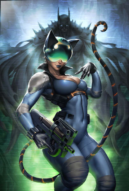 Absolute Catwoman #1 Kendrick Lim Green Virgin Foil Variant
