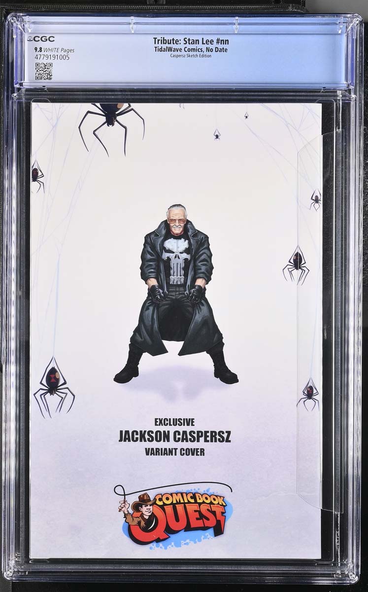 Absolute Stan Lee #1 Jackson Caspersz CBQ Exclusive B/W Variant #10/10