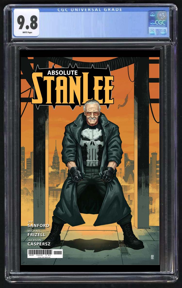 Absolute Stan Lee #1 Jackson Caspersz CBQ Exclusive Trade Variant LTD 70