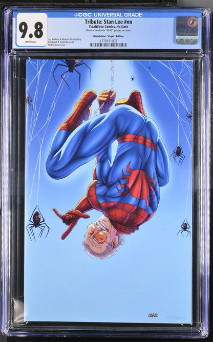 Spider Stan Lee #1 Midniteblue Secret Virgin Variant #40/40