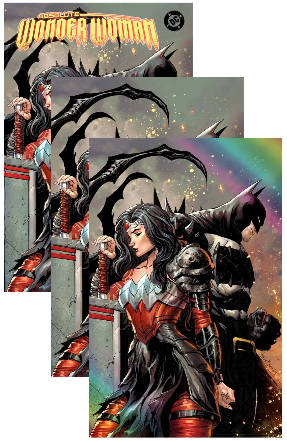 Absolute Wonder Woman #15 Tyler Kirkham Master Variant SET 1st Team-Up