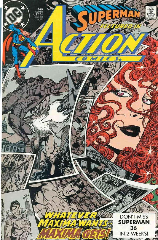 Action Comics #645 1st App Maxima