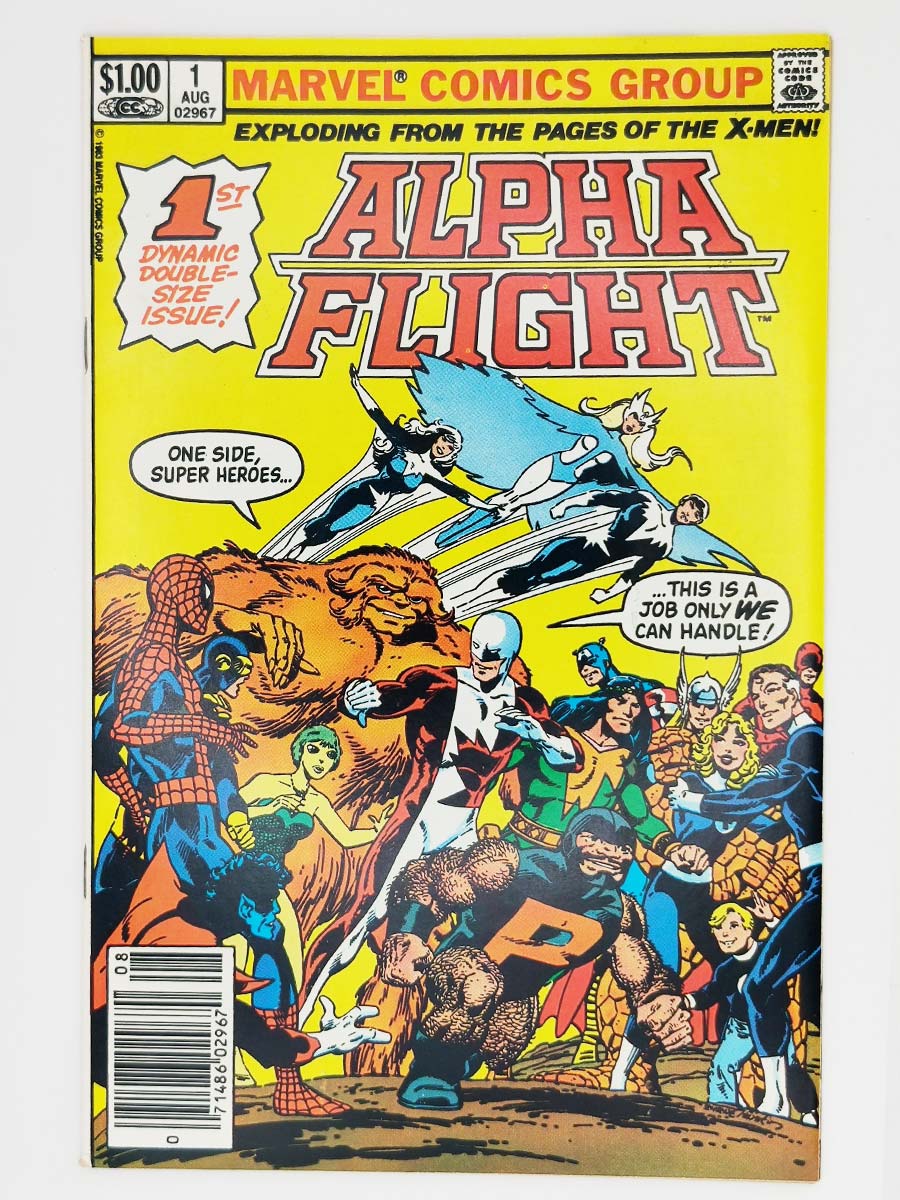 Alpha Flight #1 Newsstand 1st Puck
