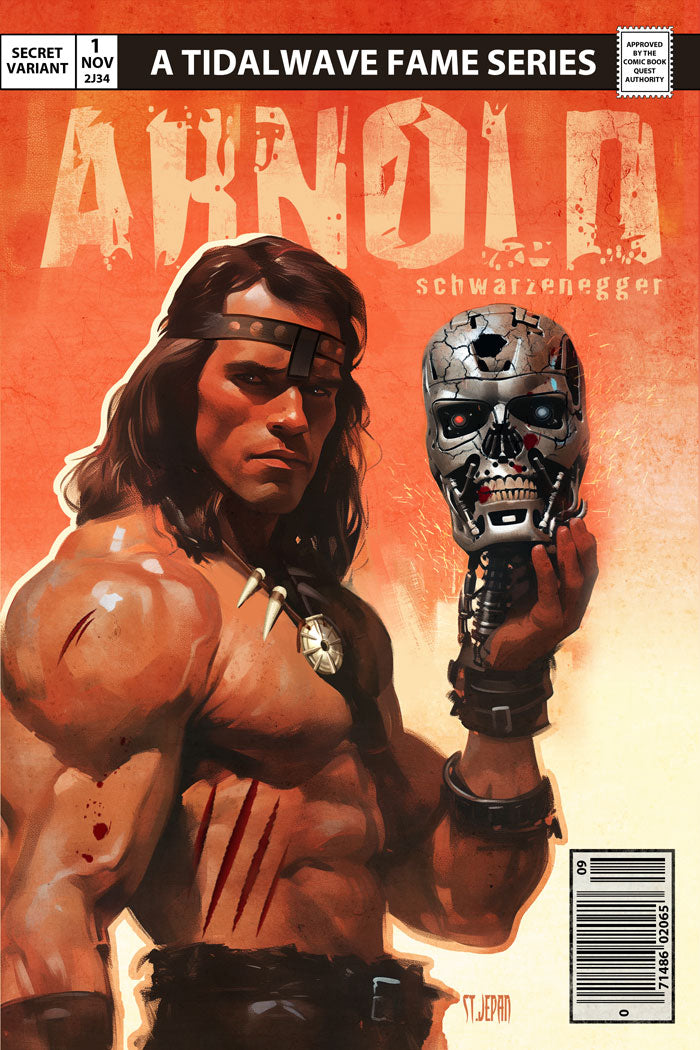 Arnold Schwarzenegger #1 St Jepan CBQ Exclusive Conan Variant 