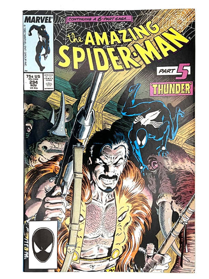 Amazing Spider-Man #294 Death of Kraven