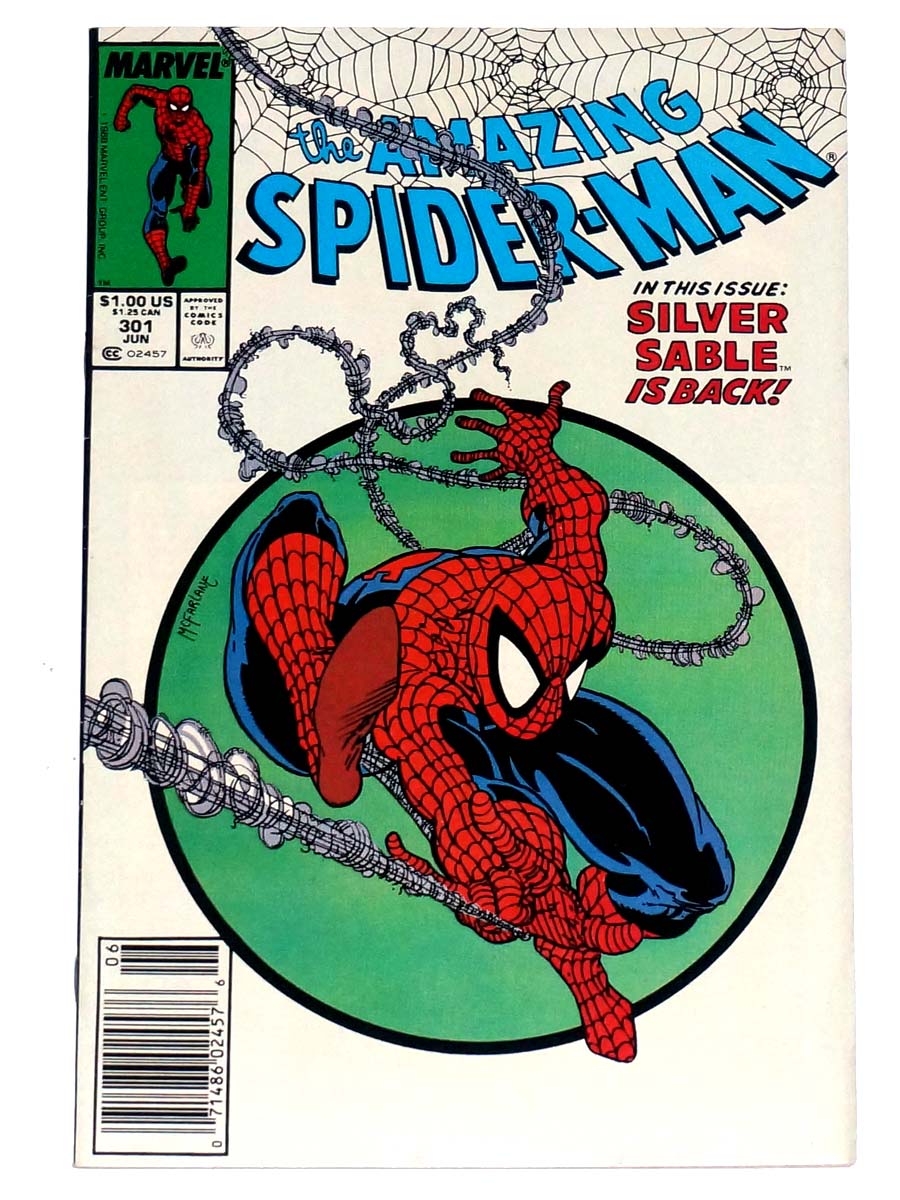 Amazing Spider-Man #301 Newsstand Iconic Cover