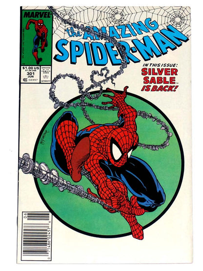 Amazing Spider-Man #301 Newsstand Iconic Cover