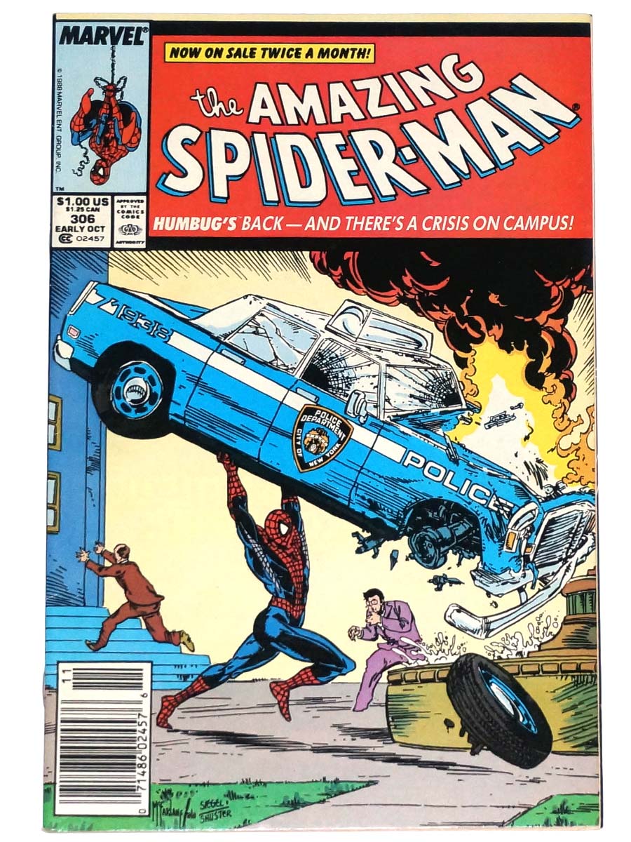 Amazing Spider-Man #306 Action Comics #1 Homage Newsstand