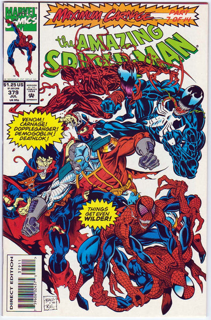 Amazing Spider-Man #379 Maximum Carnage Part 7