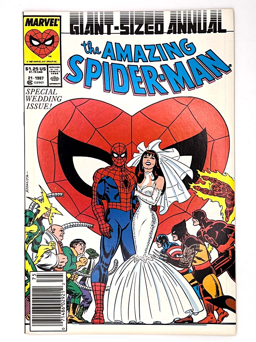 Amazing Spider-Man Giant-Size Annual #21 Newsstand Marriage