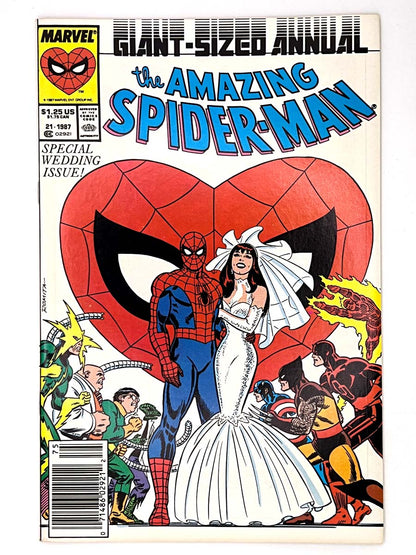 Amazing Spider-Man Giant-Size Annual #21 Newsstand Marriage