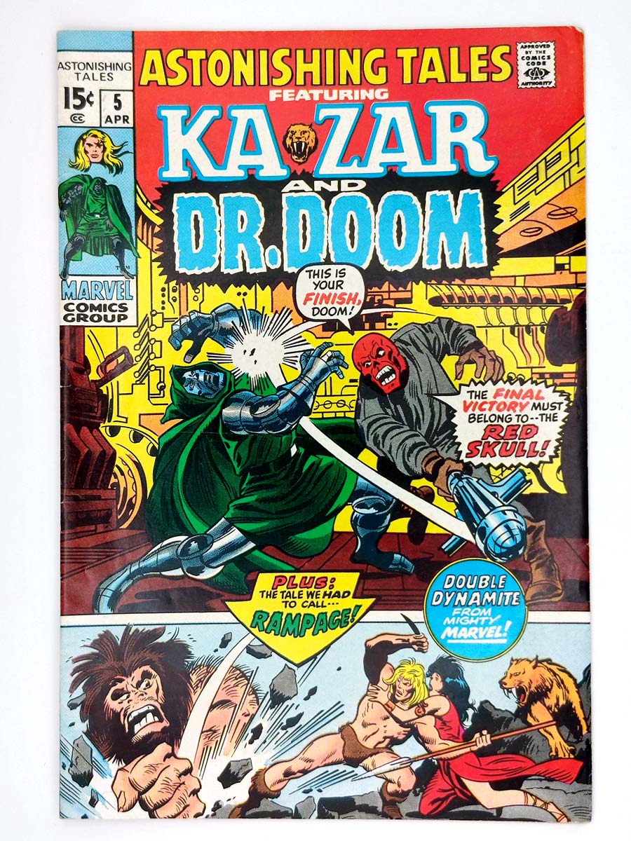 Astonishing Tales #5 Ka-Zar Dr. Doom