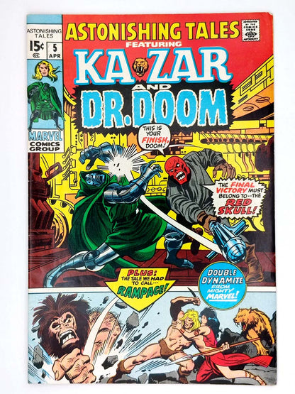 Astonishing Tales #5 Ka-Zar Dr. Doom