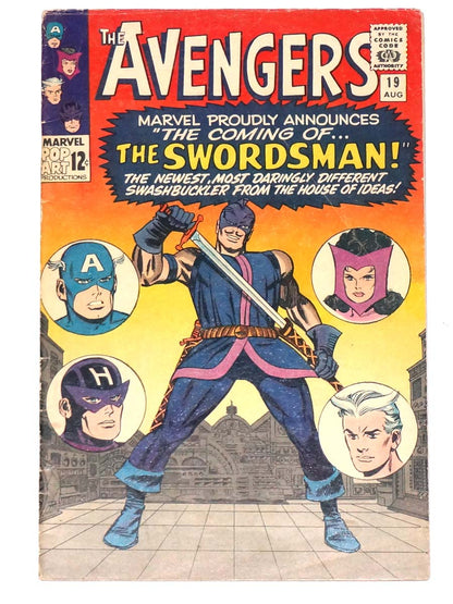 Avengers #19 1st App Swordsman