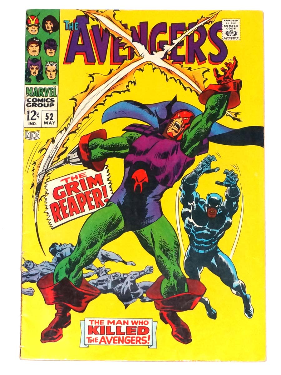 Avengers #52 1st App Grim Reaper