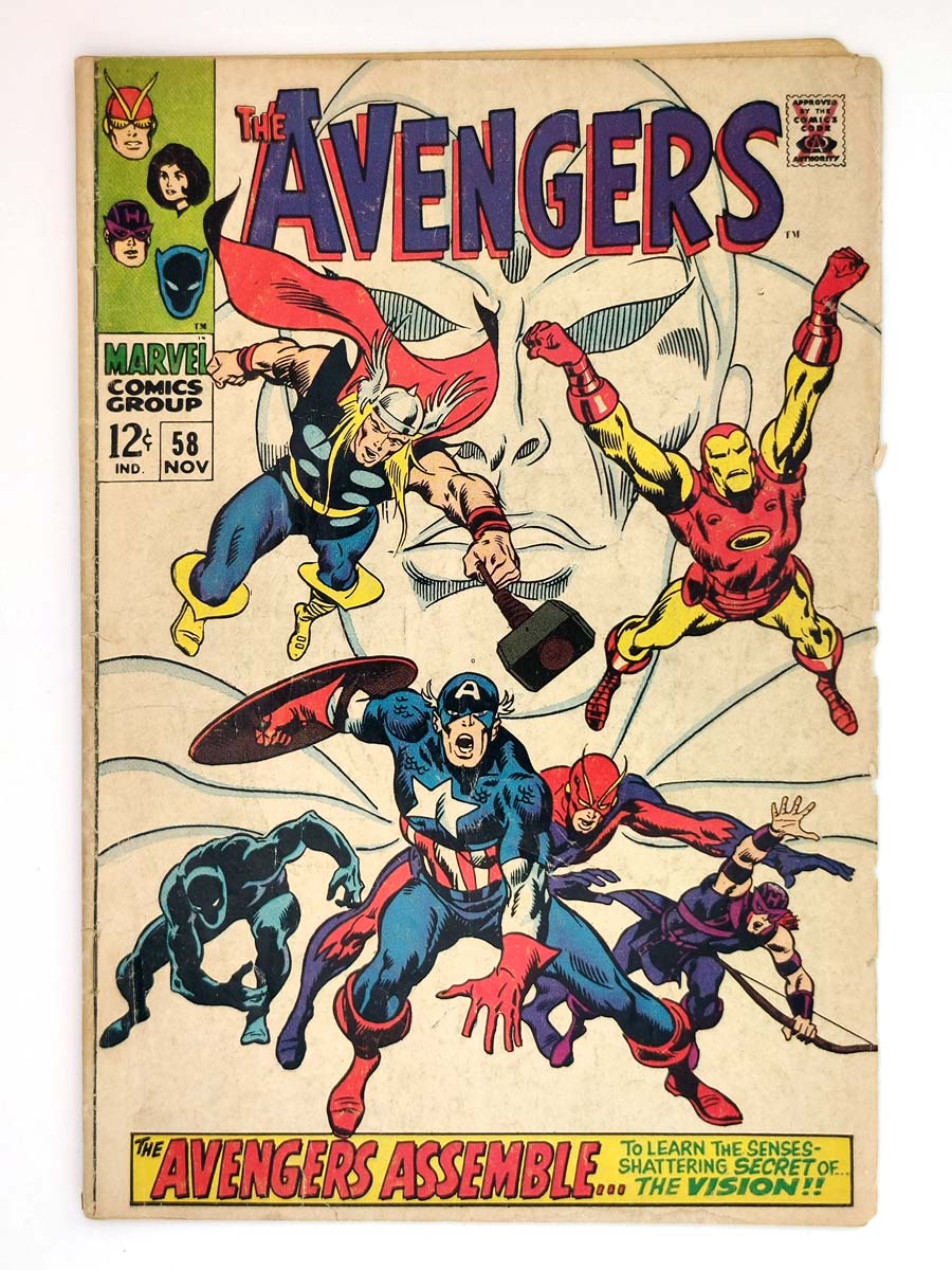 Avengers #58 Origin of Vision