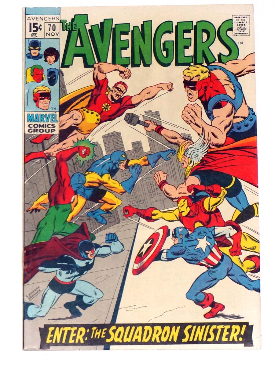 Avengers #70 1st App Squadron Sinister