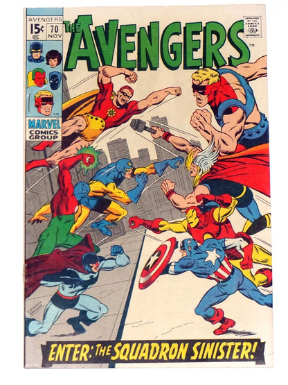 Avengers #70 1st App Squadron Sinister