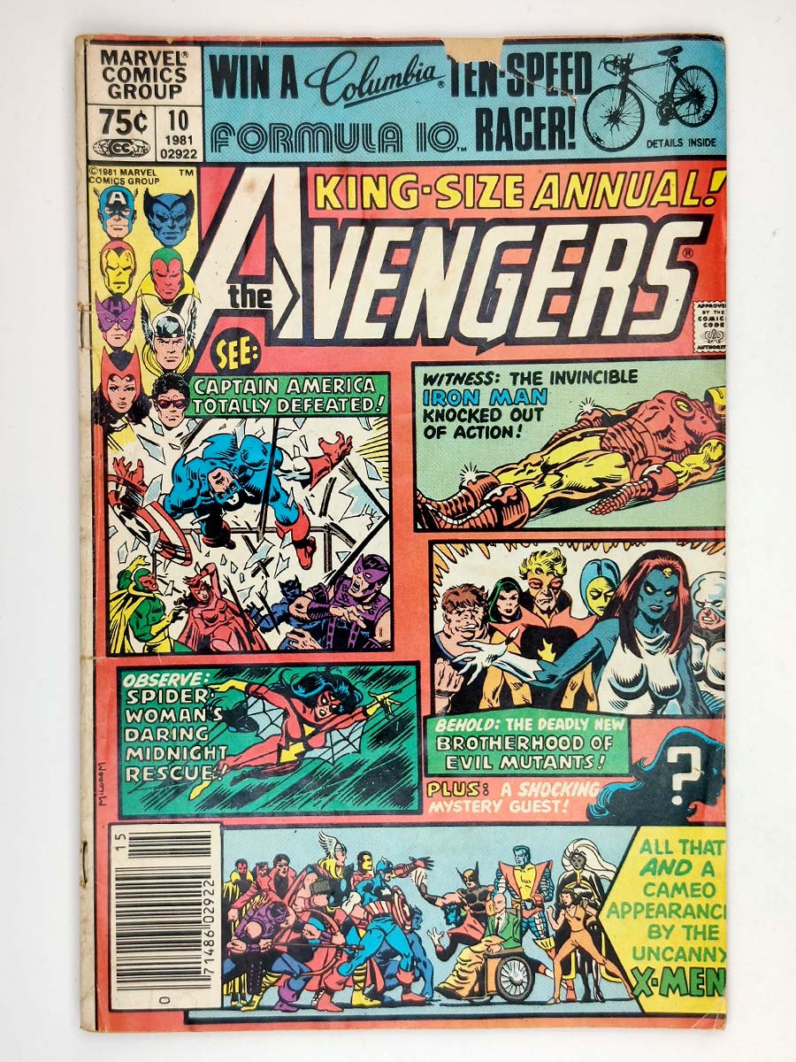 Avengers King-Size Annual #10 Newsstand 1st Rogue & Madelyn Pryor