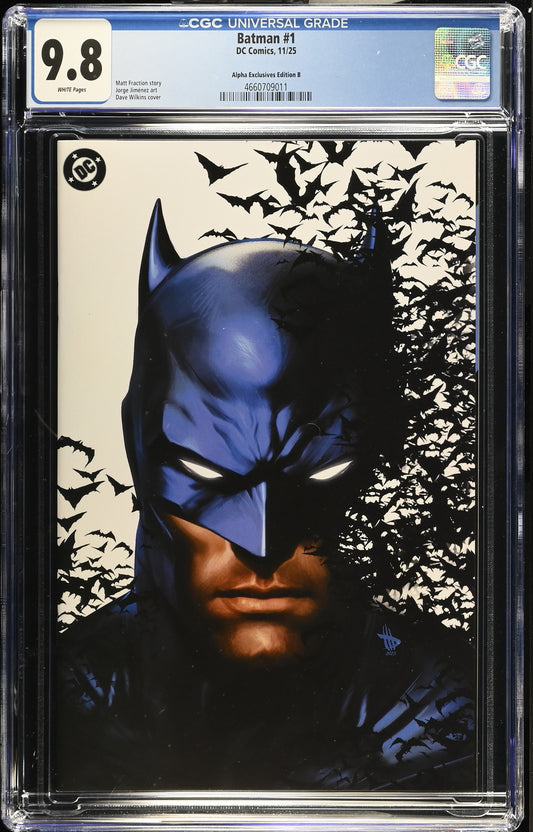 Batman #1 Dave Wilkins Virgin Variant CGC 9.8