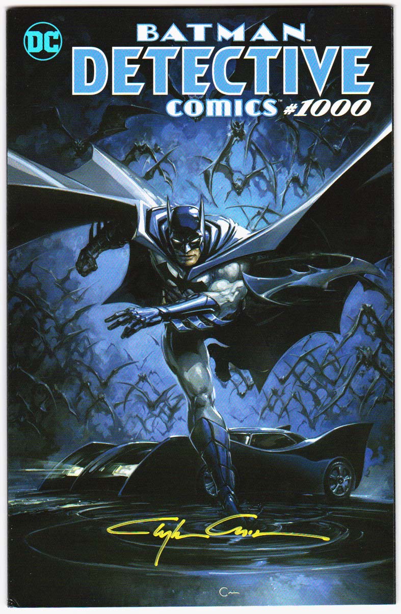 Batman Detective Comics #1000 Clayton Crain Variant Signed Crain
